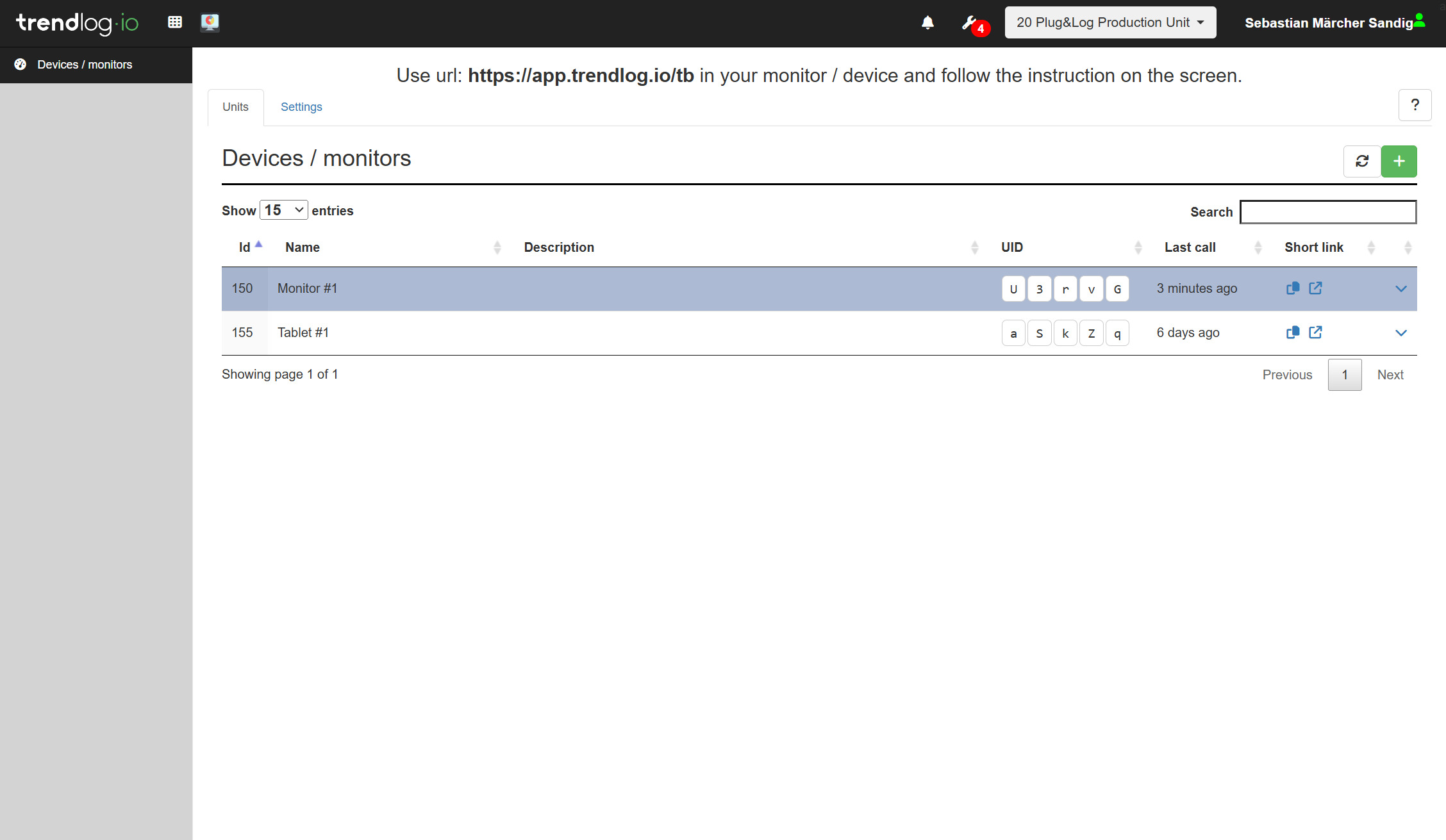 Monitor Manager overview | Trendlog.io